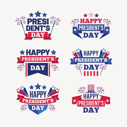 节日总统节标签系列美国爱国民主
