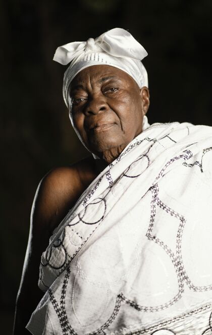 非裔美国人非洲老妇人部落非洲部落