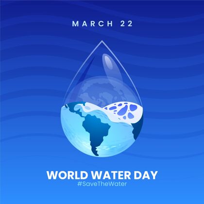 节日世界水日活动世界水日风格文化