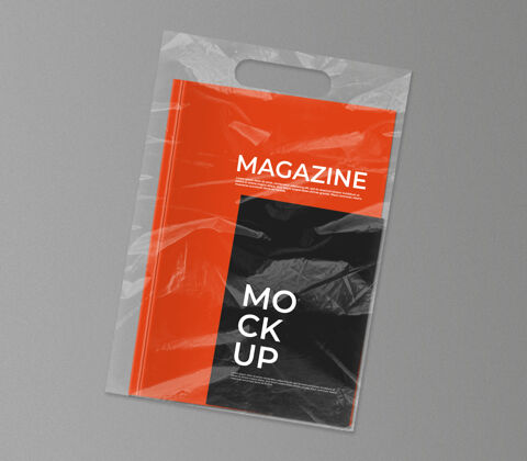 模型塑料袋与杂志模型商业模型杂志