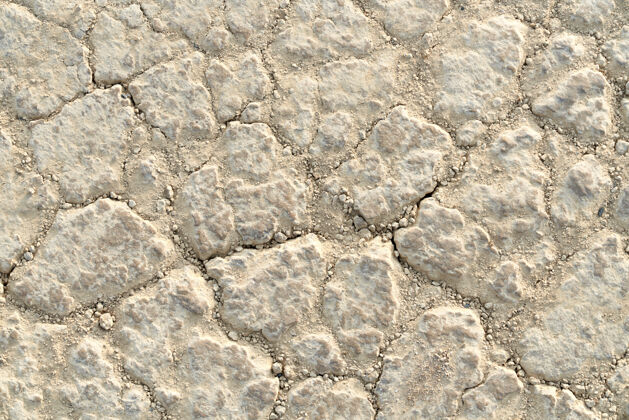 户外上图为白色干土夹小石子石子结构面概念图混凝土地面自然