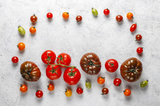 西红柿新鲜的有机西红柿健康各种饮食