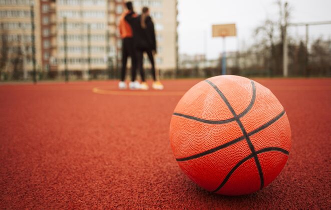 运动员户外篮球特写镜头篮球生活方式运动