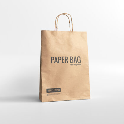 包纸袋模型品牌真实空白