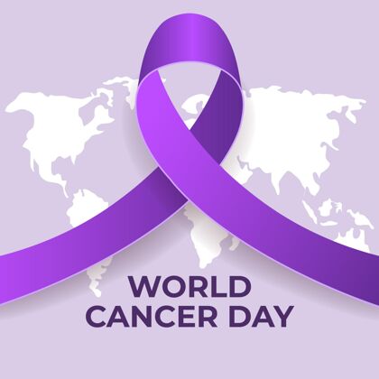 渐变世界癌症日事件符号医疗保健