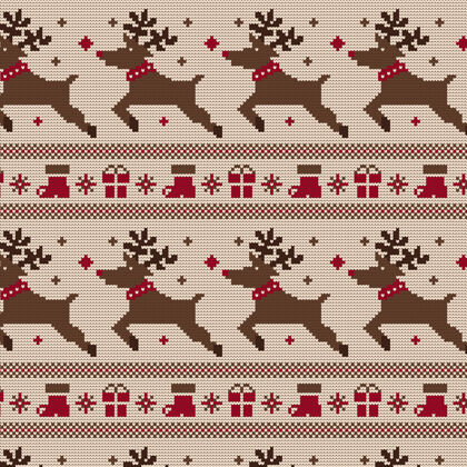 装饰针织圣诞图案庆典文化针织