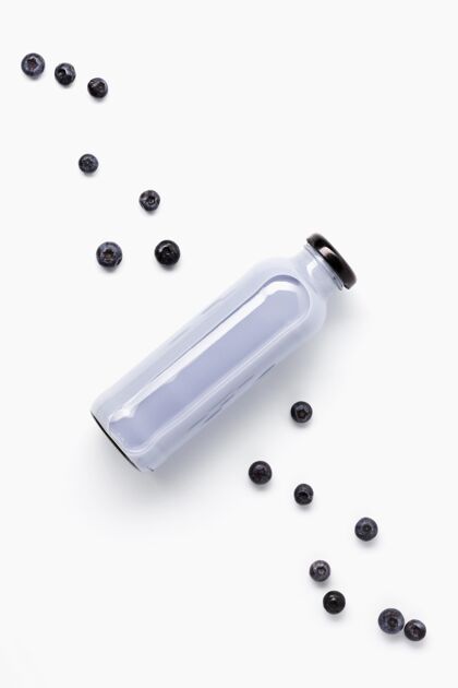 模型蓝莓水果冰沙模型饮料果汁模型